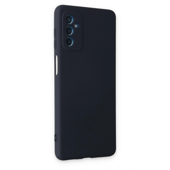 Samsung Galaxy M52 5g Kılıf Nano İçi Kadife Silikon - Lacivert