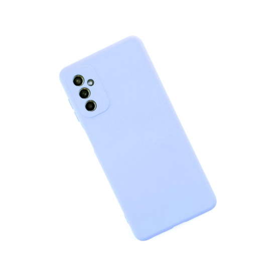 Samsung Galaxy M52 5g Kılıf Nano İçi Kadife Silikon - Lila
