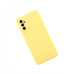 Samsung Galaxy M52 5g Kılıf Nano İçi Kadife Silikon - Sarı Samsung Galaxy M52 5g Kılıf Nano İçi Kadife Silikon - Sarı