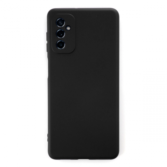 Samsung Galaxy M52 5g Kılıf Nano İçi Kadife Silikon - Siyah