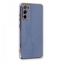 Samsung Galaxy S20 Fe Kılıf Volet Silikon - Mavi Samsung Galaxy S20 Fe Kılıf Volet Silikon - Mavi