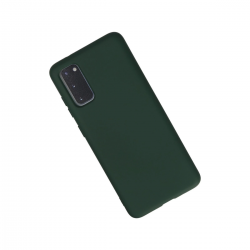 Samsung Galaxy S20 Kılıf Nano İçi Kadife Silikon - Koyu Yeşil Samsung Galaxy S20 Kılıf Nano İçi Kadife Silikon - Koyu Yeşil