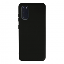 Samsung Galaxy S20 Kılıf Nano İçi Kadife Silikon - Siyah Samsung Galaxy S20 Kılıf Nano İçi Kadife Silikon - Siyah