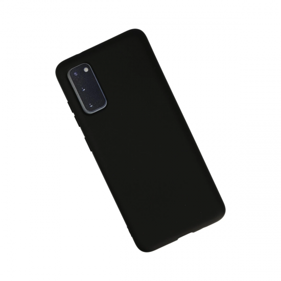 Samsung Galaxy S20 Kılıf Nano İçi Kadife Silikon - Siyah