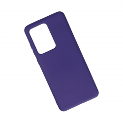 Samsung Galaxy S20 Ultra Kılıf Nano İçi Kadife Silikon - Mor Samsung Galaxy S20 Ultra Kılıf Nano İçi Kadife Silikon - Mor