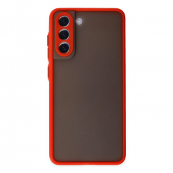 Samsung Galaxy S21 Fe Kılıf Montreal Silikon Kapak - Kırmızı Samsung Galaxy S21 Fe Kılıf Montreal Silikon Kapak - Kırmızı