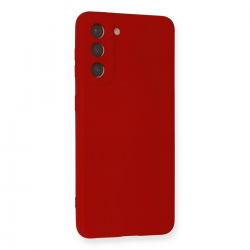 Samsung Galaxy S21 Kılıf Nano İçi Kadife Silikon - Kırmızı Samsung Galaxy S21 Kılıf Nano İçi Kadife Silikon - Kırmızı