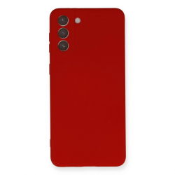 Samsung Galaxy S21 Plus Kılıf Nano İçi Kadife Silikon - Kırmızı Samsung Galaxy S21 Plus Kılıf Nano İçi Kadife Silikon - Kırmızı