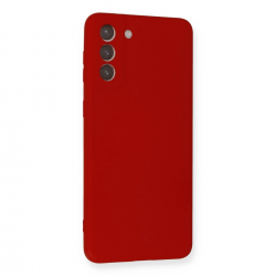 Samsung Galaxy S21 Plus Kılıf Nano İçi Kadife Silikon - Kırmızı Samsung Galaxy S21 Plus Kılıf Nano İçi Kadife Silikon - Kırmızı