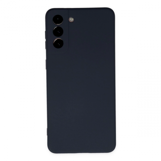 Samsung Galaxy S21 Plus Kılıf Nano İçi Kadife Silikon - Lacivert