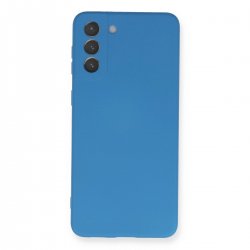 Samsung Galaxy S21 Plus Kılıf Nano İçi Kadife Silikon - Mavi Samsung Galaxy S21 Plus Kılıf Nano İçi Kadife Silikon - Mavi