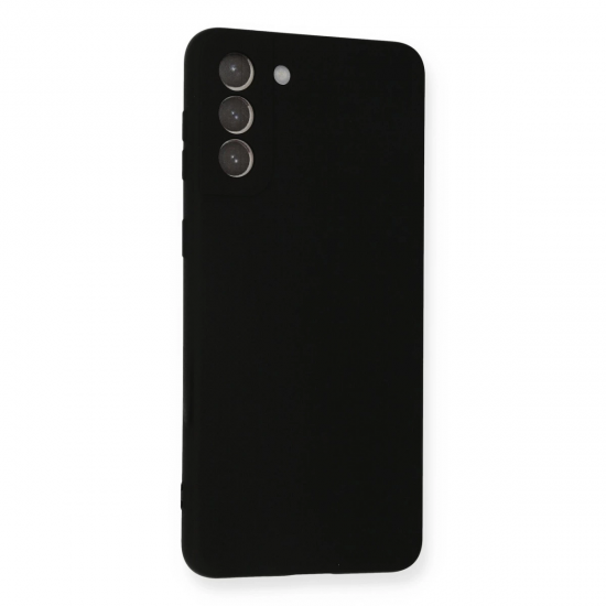Samsung Galaxy S21 Plus Kılıf Nano İçi Kadife Silikon - Siyah