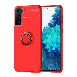 Samsung Galaxy S21 Plus Kılıf Range Yüzüklü Silikon - Kırmızı Samsung Galaxy S21 Plus Kılıf Range Yüzüklü Silikon - Kırmızı