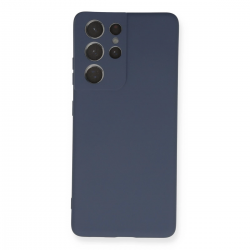 Samsung Galaxy S21 Ultra Kılıf Nano İçi Kadife Silikon - Gri Samsung Galaxy S21 Ultra Kılıf Nano İçi Kadife Silikon - Gri