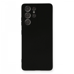 Samsung Galaxy S21 Ultra Kılıf Nano İçi Kadife Silikon - Siyah Samsung Galaxy S21 Ultra Kılıf Nano İçi Kadife Silikon - Siyah