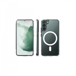 Samsung Galaxy S22 Plus Kılıf Magneticsafe Şeffaf Silikon - Şeffaf Samsung Galaxy S22 Plus Kılıf Magneticsafe Şeffaf Silikon - Şeffaf