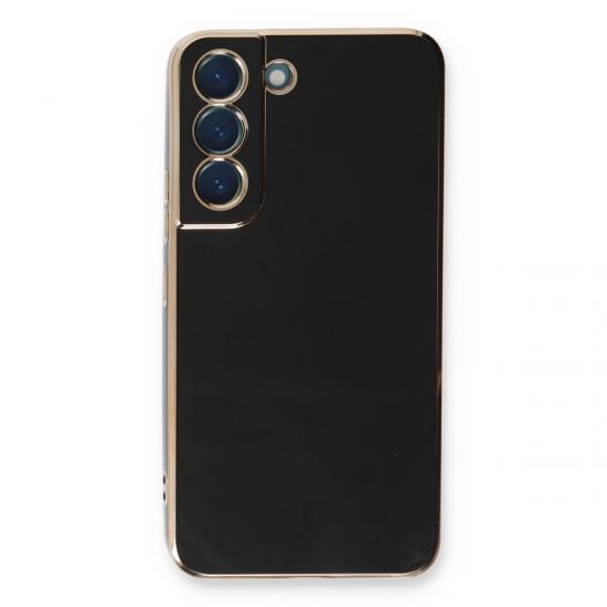 Samsung Galaxy S22 Plus Kılıf Volet Silikon - Siyah