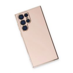 Samsung Galaxy S22 Ultra Kılıf Volet Silikon - Pembe Samsung Galaxy S22 Ultra Kılıf Volet Silikon - Pembe