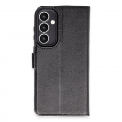 Samsung Galaxy S23 Fe Kılıf Trend S Plus Kapaklı Kılıf - Siyah