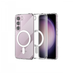 Samsung Galaxy S23 Plus Kılıf Magneticsafe Şeffaf Silikon - Şeffaf Samsung Galaxy S23 Plus Kılıf Magneticsafe Şeffaf Silikon - Şeffaf