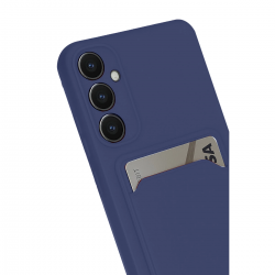 Samsung Galaxy S24 Fe Kılıf Kelvin Kartvizitli Silikon - Lacivert Samsung Galaxy S24 Fe Kılıf Kelvin Kartvizitli Silikon - Lacivert