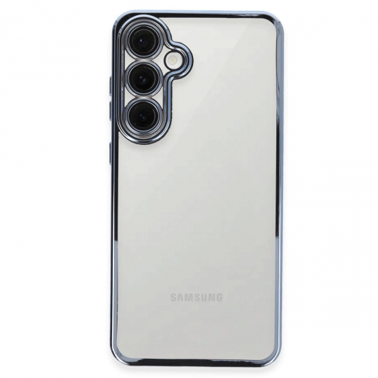 Samsung Galaxy S24 Fe Kılıf Razer Lensli Silikon - Lacivert