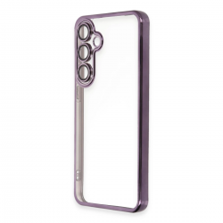 Samsung Galaxy S24 Fe Kılıf Razer Lensli Silikon - Mor Samsung Galaxy S24 Fe Kılıf Razer Lensli Silikon - Mor