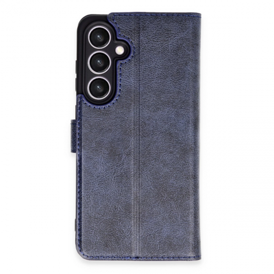 Samsung Galaxy S24 Fe Kılıf Trend S Plus Kapaklı Kılıf - Lacivert