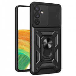 Samsung Galaxy S24 Fe Pars Lens Yüzüklü Silikon - Siyah Samsung Galaxy S24 Fe Pars Lens Yüzüklü Silikon - Siyah