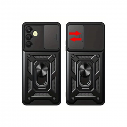 Samsung Galaxy S24 Fe Pars Lens Yüzüklü Silikon - Yeşil Samsung Galaxy S24 Fe Pars Lens Yüzüklü Silikon - Yeşil