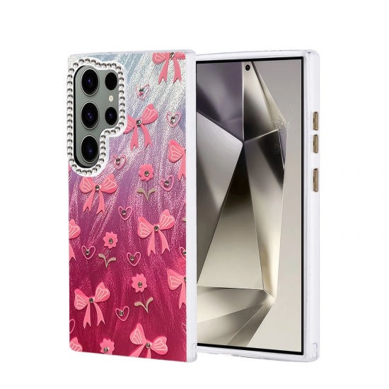 Samsung Galaxy S24 Ultra Kılıf Blade Aynalı Desenli Kapak - Desen 3