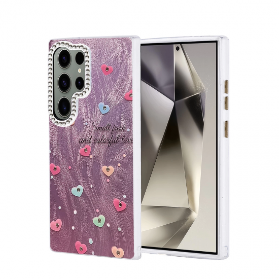 Samsung Galaxy S24 Ultra Kılıf Blade Aynalı Desenli Kapak - Desen 8