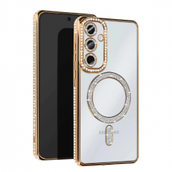 Samsung Galaxy S25 Edge Joke Simli Magneticsafe Kılıf - Gold Samsung Galaxy S25 Edge Joke Simli Magneticsafe Kılıf - Gold