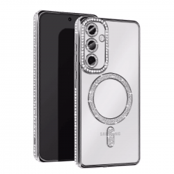 Samsung Galaxy S25 Edge Joke Simli Magneticsafe Kılıf - Gümüş Samsung Galaxy S25 Edge Joke Simli Magneticsafe Kılıf - Gümüş