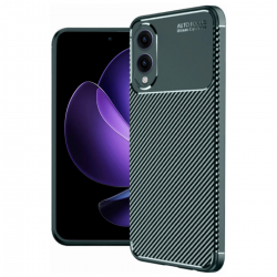 Samsung Galaxy S25 Edge Kılıf Auto Focus Karbon Kapak - Koyu Yeşil Samsung Galaxy S25 Edge Kılıf Auto Focus Karbon Kapak - Koyu Yeşil