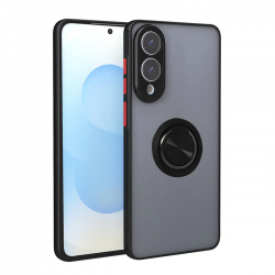 Samsung Galaxy S25 Edge Kılıf Montreal Yüzüklü Silikon Kapak - Siyah Samsung Galaxy S25 Edge Kılıf Montreal Yüzüklü Silikon Kapak - Siyah