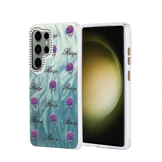 Samsung Galaxy S25 Ultra Kılıf Blade Aynalı Desenli Kapak - Desen 9