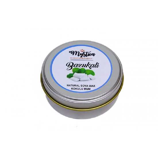 Soya Wax Mum Kokulu Tenekede Bazukalı (sakız)