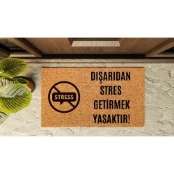 Kapı Önü Paspası Özel Tasarım Koko Model Stress PK-1587 Kapı Önü Paspası Özel Tasarım Koko Model Stress PK-1587