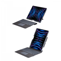 T5509d İpad Pro 12.9 (2022) Kılıf Palermo Ledli Klavyeli Standlı Tablet Kılıfı - Siyah T5509d İpad Pro 12.9 (2022) Kılıf Palermo Ledli Klavyeli Standlı Tablet Kılıfı - Siyah