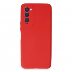 Tecno Camon 18 Kılıf First Silikon - Kırmızı Tecno Camon 18 Kılıf First Silikon - Kırmızı