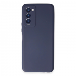 Tecno Camon 18 Kılıf First Silikon - Lacivert Tecno Camon 18 Kılıf First Silikon - Lacivert