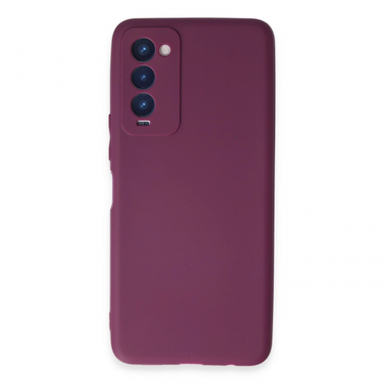 Tecno Camon 18 Kılıf First Silikon - Mor