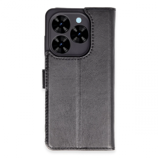 Tecno Spark Go 2024 Kılıf Trend S Plus Kapaklı Kılıf - Siyah