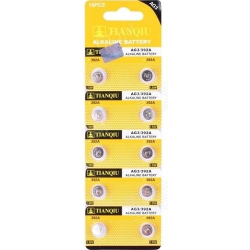 TıanQıu Ag3 Lr41/392 Alkalin 10lu Düğme Pil TıanQıu Ag3 Lr41/392 Alkalin 10lu Düğme Pil