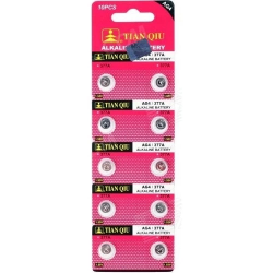 TıanQıu Ag4 Lr626/377 Alkalin 10lu Düğme Pil TıanQıu Ag4 Lr626/377 Alkalin 10lu Düğme Pil