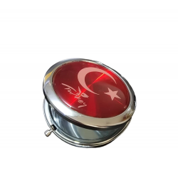 Türk Bayraklı El Aynası St00162 Türk Bayraklı El Aynası St00162