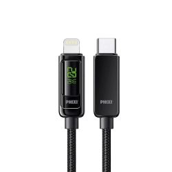 Ultimate Upd4160l 20w Lcd Ekranlı Hasır Örgü Ve Güçlendirilmiş Metal Başlıklı Type-c To Lightning Hızlı Şarj Ve Data Kablo Ultimate Upd4160l 20w Lcd Ekranlı Hasır Örgü Ve Güçlendirilmiş Metal Başlıklı Type-c To Lightning Hızlı Şarj Ve Data Kablo