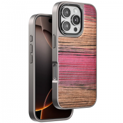 Venco İphone 16 Pro Max Wave Kapak - Pembe Venco İphone 16 Pro Max Wave Kapak - Pembe