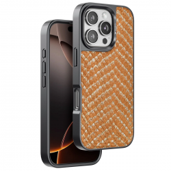 Venco İphone 16 Pro Viper Kapak - Kahverengi Venco İphone 16 Pro Viper Kapak - Kahverengi